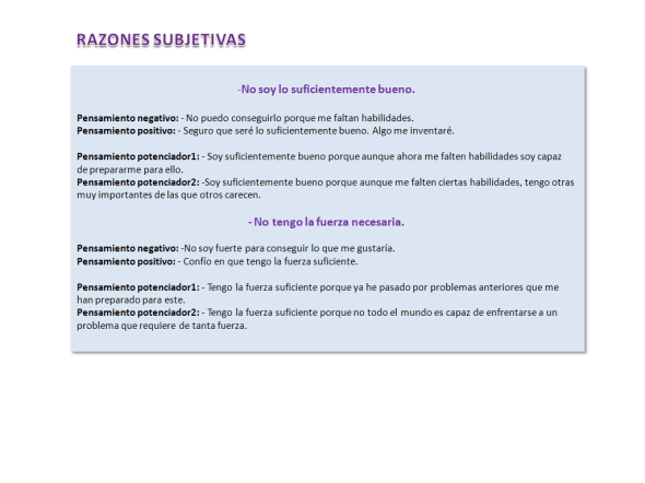 Subjetivas